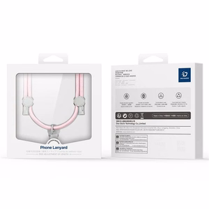 DUX DUCIS Plaz - cross-body phone strap - heleroosa