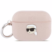 Karl Lagerfeld Monogram Karl Head Ümbris for AirPods Pro 3 - roosa