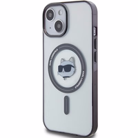 Karl Lagerfeld KLHMP15SHCHNOTK iPhone 15 6.1" läbipaistev hardcase IML Choupette`s Head MagSafe
