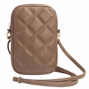 Guess Zip Quilted 4G kott - brown