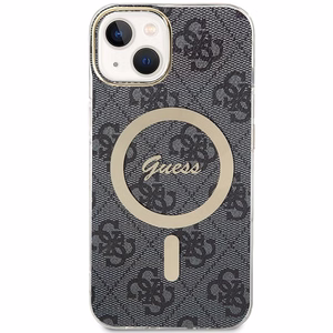 Guess 4G MagSafe ümbris jaoks iPhone 15 Plus / 14 Plus - must