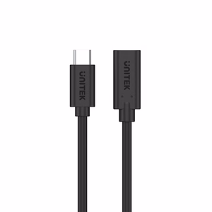 UNITEK C14086BK USB kaabel USB 3.2 Gen 2 (3.1 Gen 2) 0,5 m USB C Must