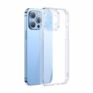 Baseus SuperCeramic läbipaistva klaasi ümbris ja karastatud klaasi komplekt iPhone 14 Plus'ile