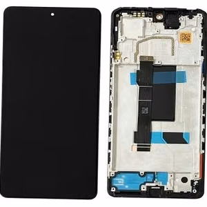 LCD ekraan Xiaomi Redmi Note 12 Pro 5G/Poco X5 Pro 5G puuteekraaniga raamiga Midnight Black originaal (kasutatud, klass A)