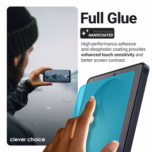 Crong 3D Armor Glass Lite kogu pinnaga liimuv karastatud ekraanikaitseklaas seadmele Google Pixel 9 Pro XL / 10 Pro XL