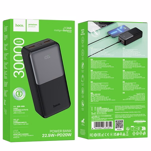 External battery Akupank Hoco J136B 22.5W+PD20W 30000mAh must