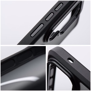 Ümbris Samsung S26 ULTRA Forcell F-Protect Smoke Hybrid Premium ühildub MagSafe-ga must