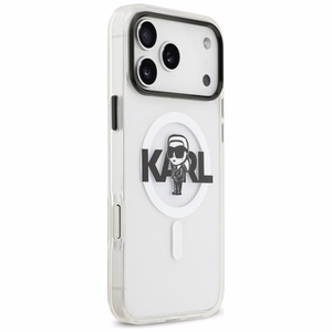 Karl Lagerfeld IML Karl Sketch Logo MagSafe Ümbris jaoks iPhone 17 Pro Max - Läbipaistev
