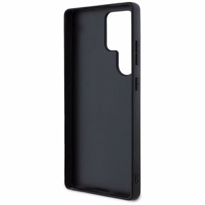Guess Grained Big 4G Logo Small Classic Logo Ümbris jaoks Samsung Galaxy S25 Ultra roosa