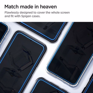 SPIGEN закалённое стекло GLAS.TR EZ FIT 2 шт. для Samsung S23 прозрачное