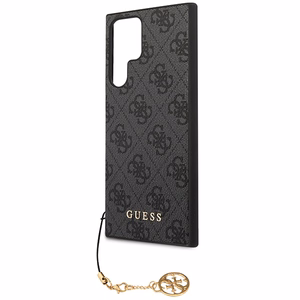 Guess 4G Charms Collection ümbris jaoks Samsung Galaxy S24 Ultra - must