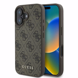 GUESS ümbris jaoks IPHONE 16 GUHCP16SG4GFBR (PU 4G Classic) brown