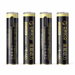 Orico Ener-G EG7C lithium battery 1.5V 500mWh AAA USB-C rechargeable battery with charging cable 4 pcs.