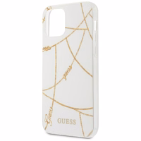 Guess kuldne Chain Collection iPhone 12 Pro Max 6.7" Ümbris - valge