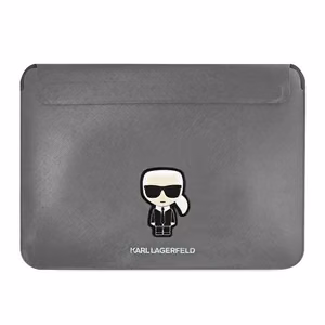 Karl Lagerfeld Saffiano Ikonik Karl ümbris jaoks a 13-14" laptop - silver
