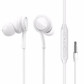 Wired Earphones JR-EW02, Half in Ear (valge)