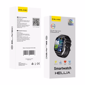 Blavec Смарт-часы W-18 Hellia HD AMOLED Voice Call (SWW18-B) чёрные