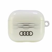 Audi IML Geometric Pattern AirPods 3 Ümbris - valge