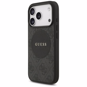 Guess 4G Circle Classic Logo MagSafe ümbris jaoks iPhone 17 Pro - must