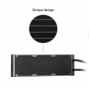 Chieftec CLC-360-VRM-BLK computer cooling system Computer case All-in-one liquid cooler 12 cm Black