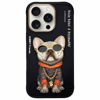 Nimmy Glasses Cool Dog Ümbris jaoks iPhone 16 Pro Max - Must