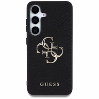 GUESS ümbris jaoks SAMSUNG S25 Plus GUHCS25MPGT4MBK (PU Grained Big 4G and Classic Logo) must