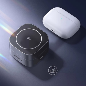 Ugreen W702 3in1 induktsioonlaadija MagSafe / Qi2 ja USB-C telefonile / kõrvaklappidele must