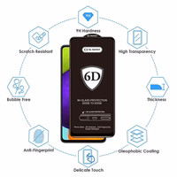 Tel Protect Full Glue 6D Karastatud klaas jaoks SAMSUNG GALAXY A35 5G/A55 5G must