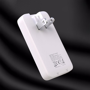 Dudao A65Q 65W GaN Travel Wall Laadija USB-A / USB-C PD Ultra-Thin EU / US - valge