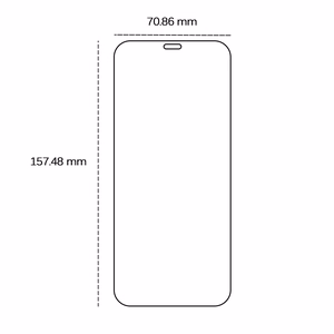 Karastatud klaas 2,5D jaoks Honor 400