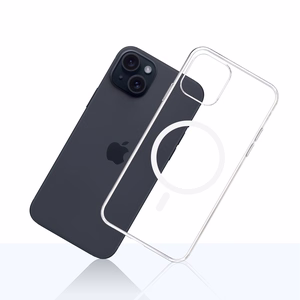 3mk Clear MagCase jaoks Apple iPhone 15 Plus - läbipaistev