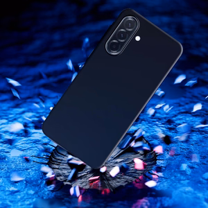 3mk Matt Case Pro ümbris Samsung Galaxy A37 jaoks, matt must