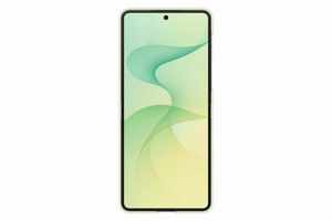 Samsung Galaxy Z Flip8 silikoonist magnetümbris rõngaga, mündiroheline