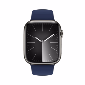 Crong Liquid rihm Apple Watch 44 / 45 / 46 / 49 mm kellale, tumesinine