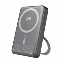 Dudao K28 10000mAh PD 22.5W MagSafe Powerbank metallist korpuse ja rõngaga - Hall