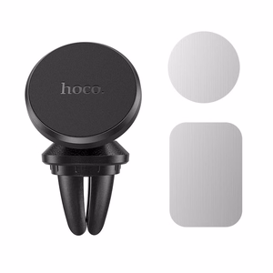 Car phone holder Hoco CA81 for using on ventilation grille, magnetic, black