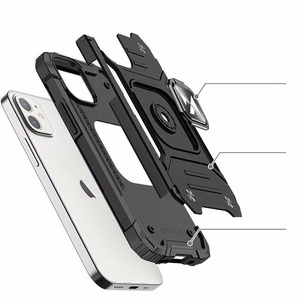 Wozinsky Ring Armor IPHONE 14 MAX чёрный