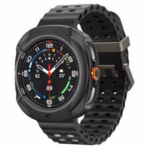Spigen Liquid Air Ümbris jaoks Samsung Galaxy Watch 8 Classic 46mm - Must