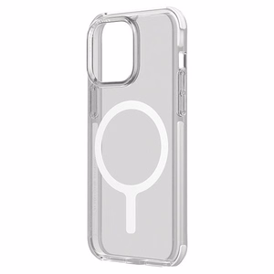 Uniq Combat Magclick Charging ümbris jaoks iPhone 15 Plus - valge