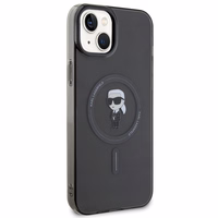 KARL LAGERFELD ümbris jaoks IPHONE 15 Plus KLHMP15MHFCKNOK (Ikonik + MAG) must