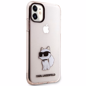 Karl Lagerfeld KLHCN61HNCHTCP iPhone 11 / Xr 6.1" roosa/roosa hardcase Ikonik Choupette