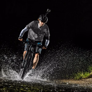 GoPro kiivrikinnituse tarvikute komplekt GoPro, DJI, Insta360, SJCam, Eken tegevuskaameratele (GoPro Cycling Helmet Chin Holder)