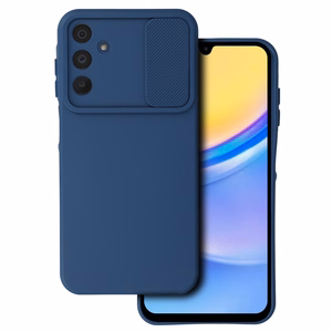 Camshield Soft jaoks Samsung Galaxy A15 4G/5G Tumesinine