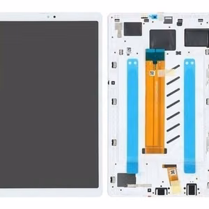 LCD ekraan Samsung T220 Tab A7 Lite 8.7 2021 puuteekraani ja raamiga valge originaal (service pack)