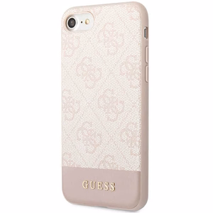 Guess GUHCI8G4GLPI iPhone 7/8/SE 2020/ 2022 roosa/roosa hard ümbris 4G Stripe Collection