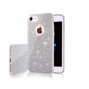 Glitter 3in1 ümbris jaoks Samsung Galaxy A52 5G / A52 4G / A52s 5G hõbedane