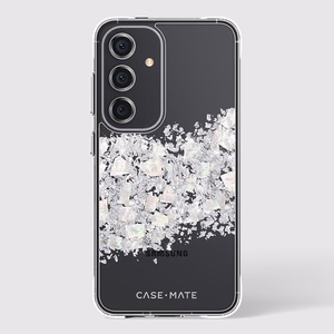 Case-Mate Karat pärlmutrikaunistusega ümbris seadmele Samsung Galaxy S24, A Touch of Pearl värvitoonis