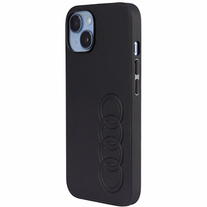 Audi Synthetic Leather iPhone 14 6.1" must/must hardcase AU-TPUPPCIP14-TT/D1-BK