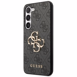 Guess 4G Big Metal Logo ümbris jaoks Samsung Galaxy A55 - must