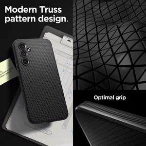 Spigen Liquid Air Ümbris jaoks Samsung Galaxy A54 5G - Matte must